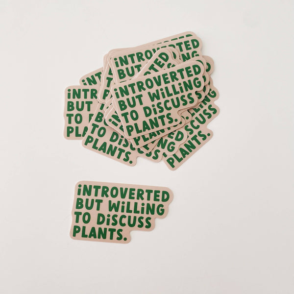 Introverted Sticker