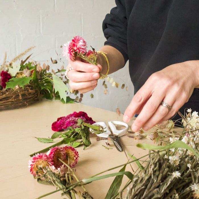 Fall Wreath Making Workshop with Una Floral