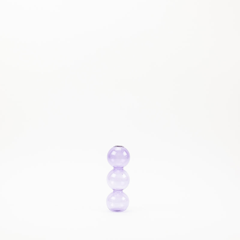 Bubble Shape Glass Vase - Periwinkle