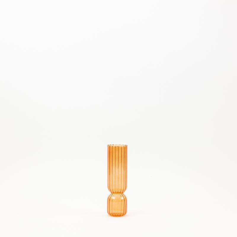 Small Nordic Glass Vase - orange