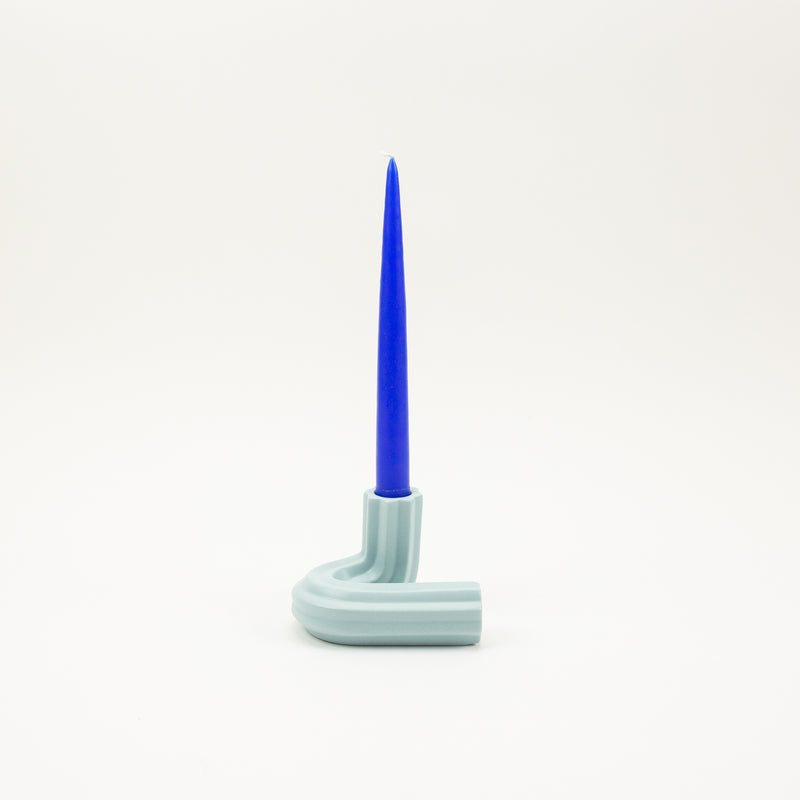 Templo Candle Holder - Light Blue