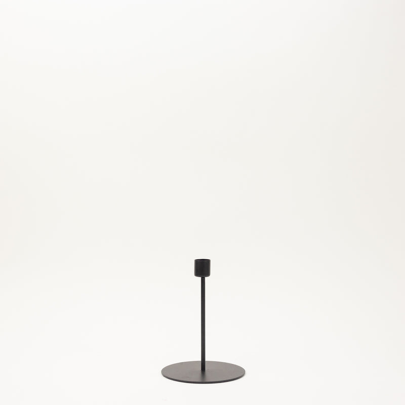 Black Taper Candle Holder- Tall