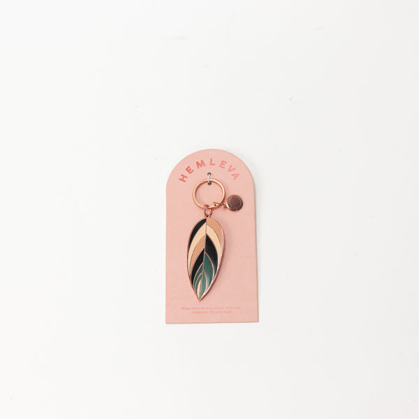 Stromanthe 'Triostar' Keychain