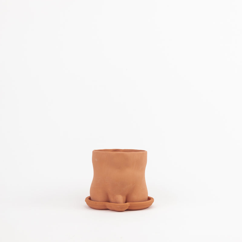 5" classic booty pot - terracotta