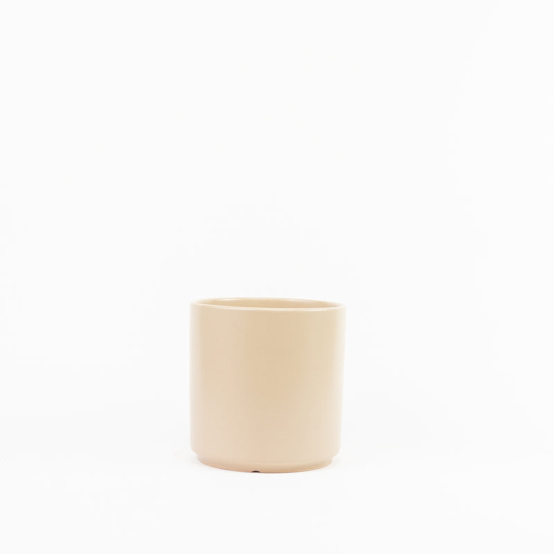 8" Ceramic Planter - Tan