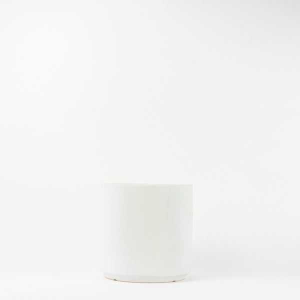 10" Ceramic Planter - White