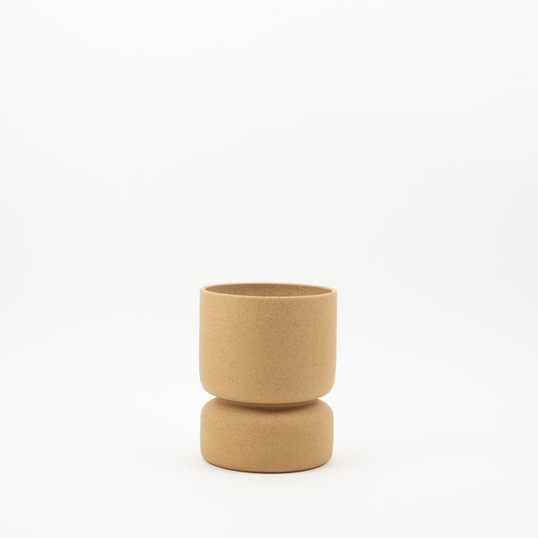 Large Square Stacking Planter - Speckled Tan