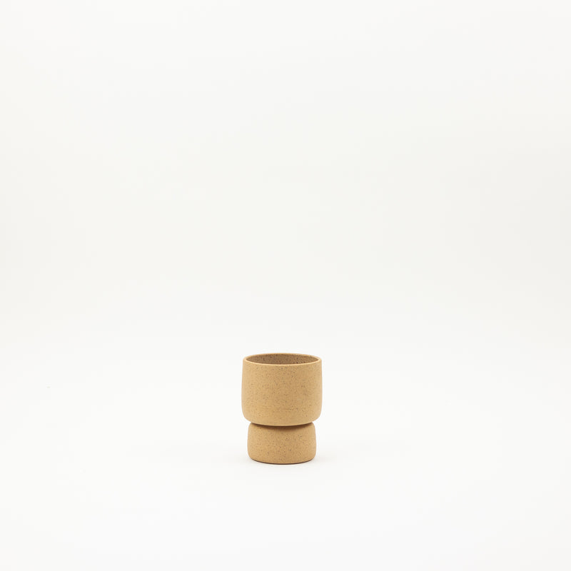 Small Square Stacking Planter - Speckled Tan