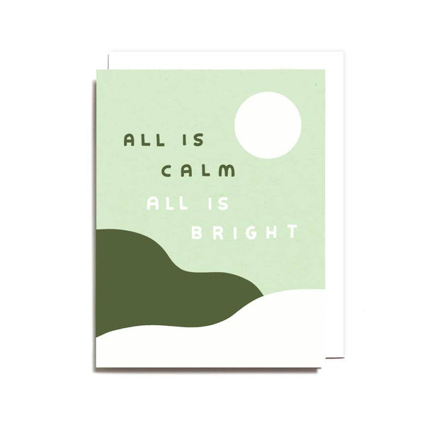 All is Calm, All is Bright Holiday Card